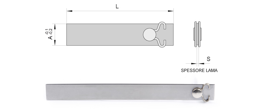 Self-locking baffles with spring