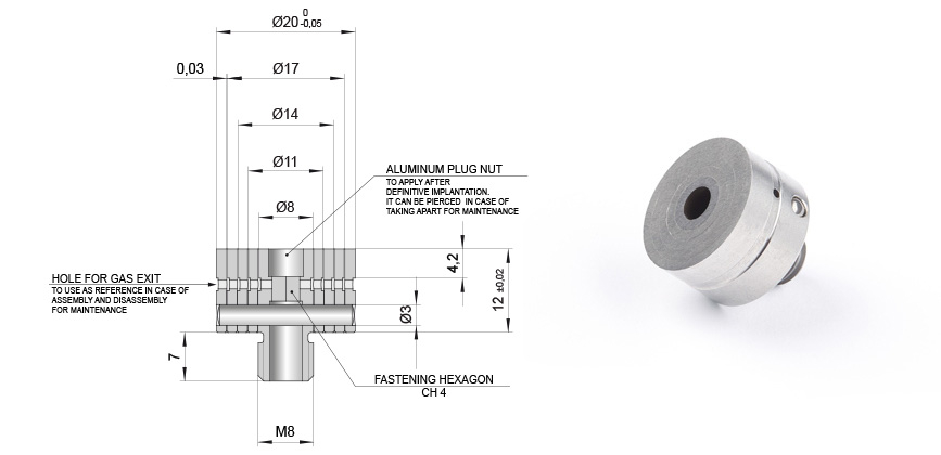 Insert for mold venting