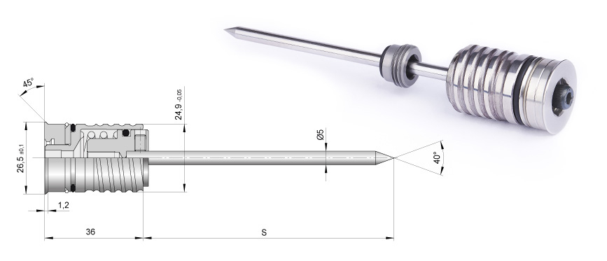 Air needle valve