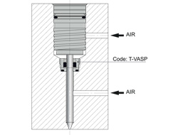 Stem seal for needle valve