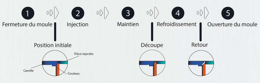Système de découpe carotte
